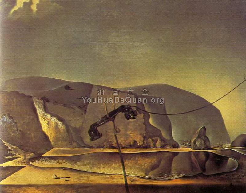 沙滩上的电话 - 萨尔瓦多·达利